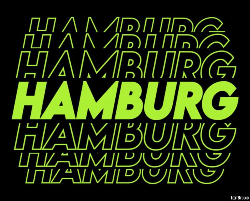 Hamburg Effetto testo