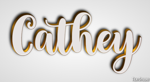 Cathey Efecto de Texto