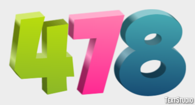 478 Text Effect