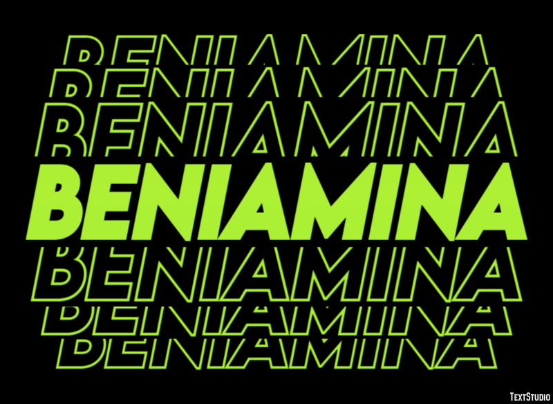 Beniamina Effetto testo