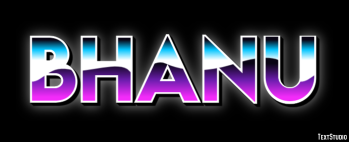 Bhanu Efeito de texto