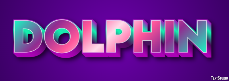 Dolphin Efekt tekstowy