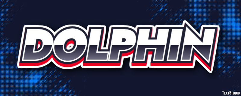 Dolphin Text effect