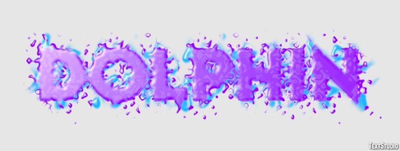 Dolphin Efekt tekstowy