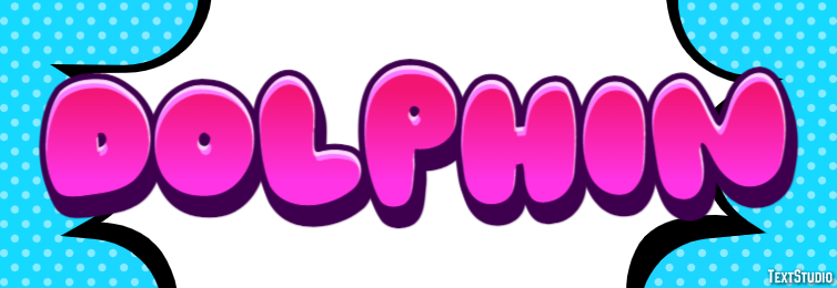 Dolphin Text effect