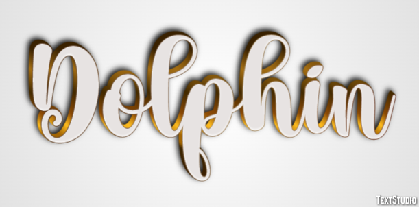 Dolphin Efekt tekstowy