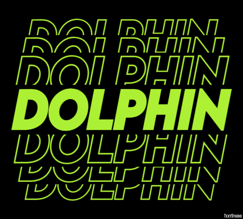 Dolphin Efekt tekstowy