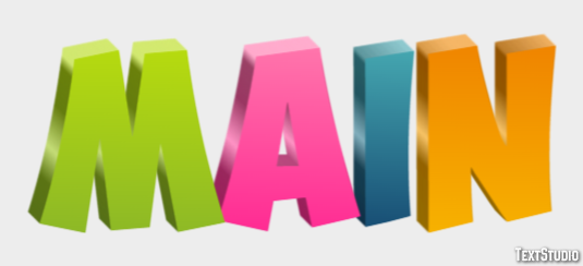 Main Text Effect