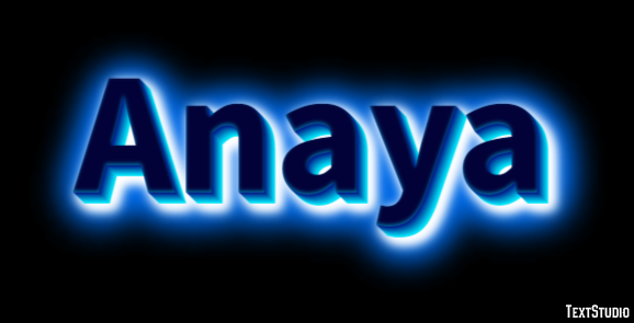 Anaya Efekt tekstowy
