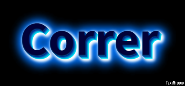 Correr Effetto testo