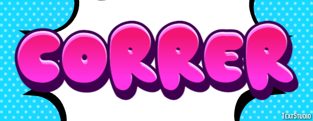 Correr テキスト効果