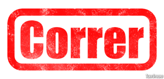 Correr Effetto testo