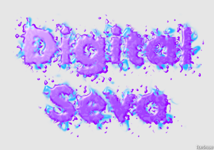 Digital Seva Text effect