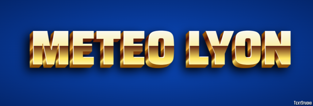 Meteo Lyon Efeito de texto