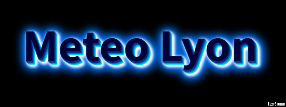 Meteo Lyon Efeito de texto
