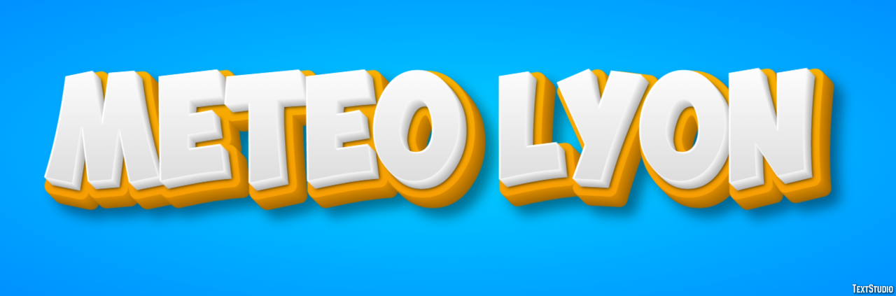 Meteo Lyon Efekt tekstowy