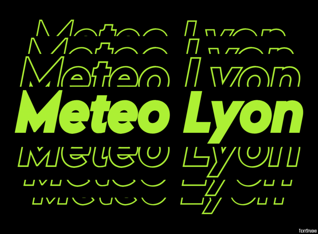 Meteo Lyon Efekt tekstowy