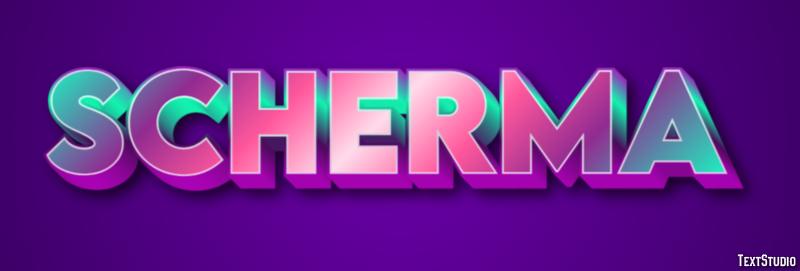 Scherma Text Effect