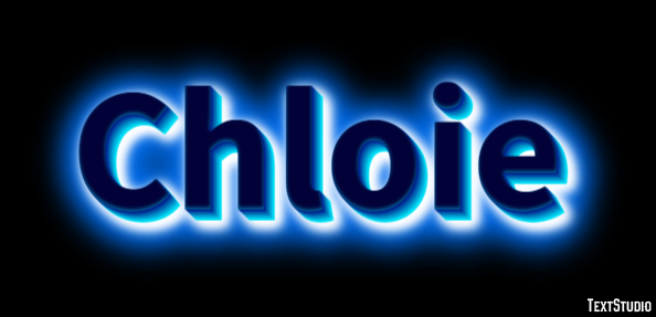 Chloie Efeito de texto