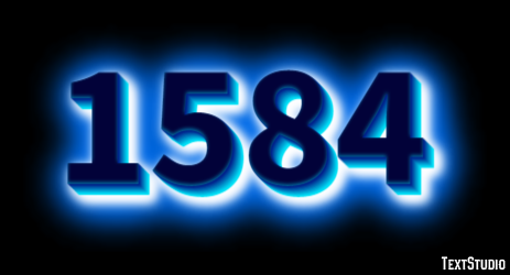 1584 Text Effect