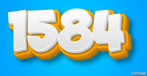 1584 Texteffekt