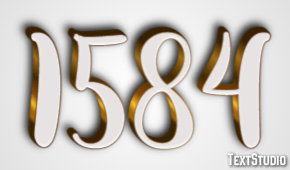 1584 Text effect
