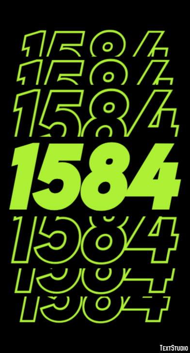 1584 Efecto de Texto