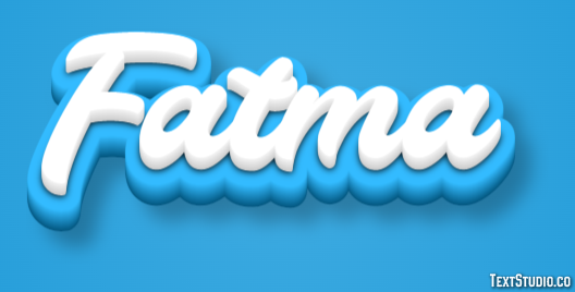 Fatma Efeito de texto