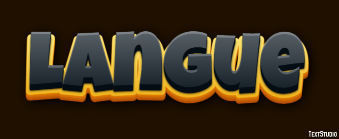 Langue Effet de texte