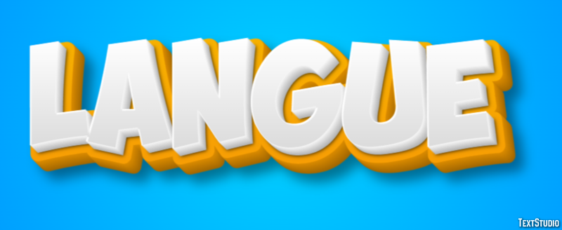 Langue Metin Efekti