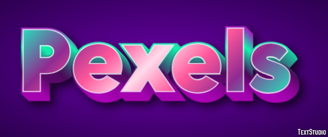 Pexels Effetto testo