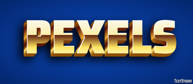 Pexels Text Effect