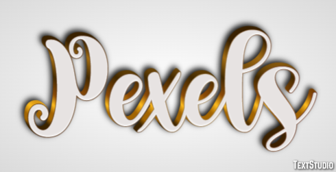Pexels Efekt tekstowy