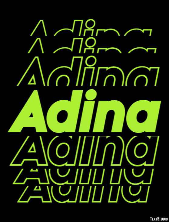 Adina Text Effect