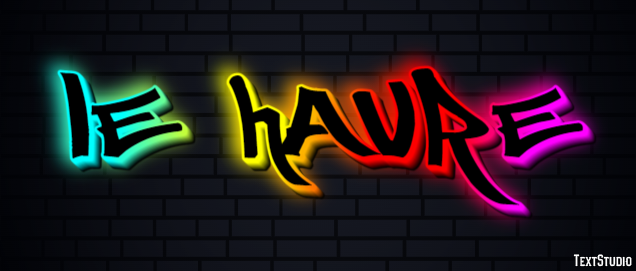 Le Havre Effetto testo