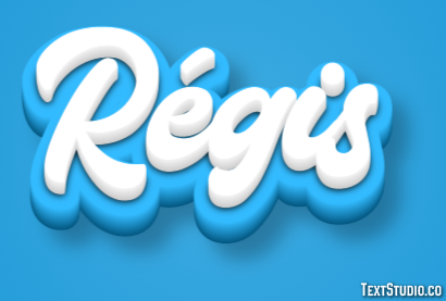 Régis Text Effect