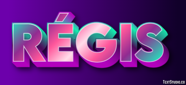 Régis Text Effect