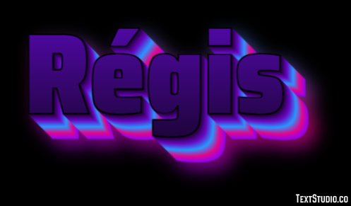 Régis Text Effect