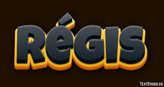 Régis Text Effect