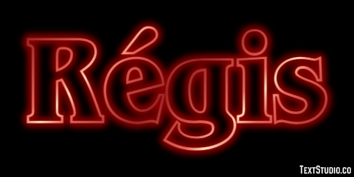 Régis Text Effect