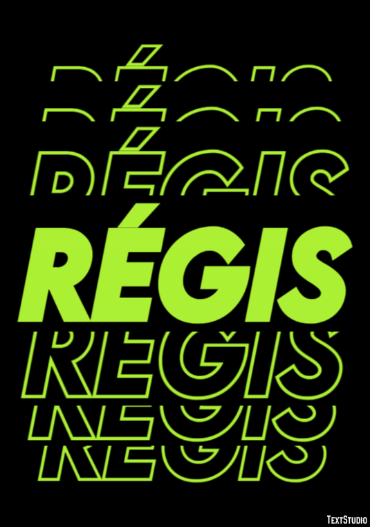 Régis Text Effect
