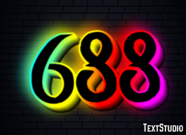 688 Text Effect