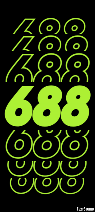 688 Text Effect