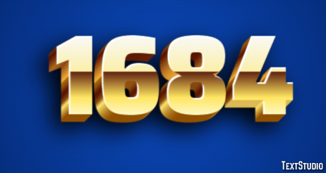 1684 Text Effect