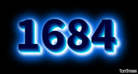 1684 Эффект текста