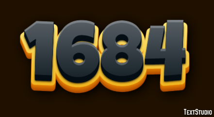 1684 Text Effect