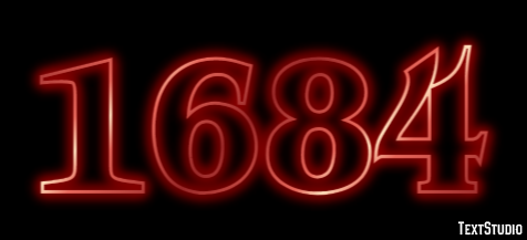 1684 Эффект текста