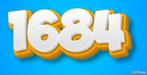 1684 Text Effect