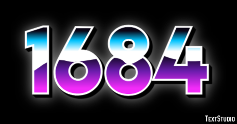1684 Text Effect