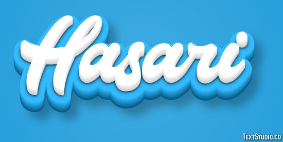 Hasari Efeito de texto